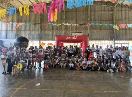 Grande encontro de participantes da Cãominhada de 2023